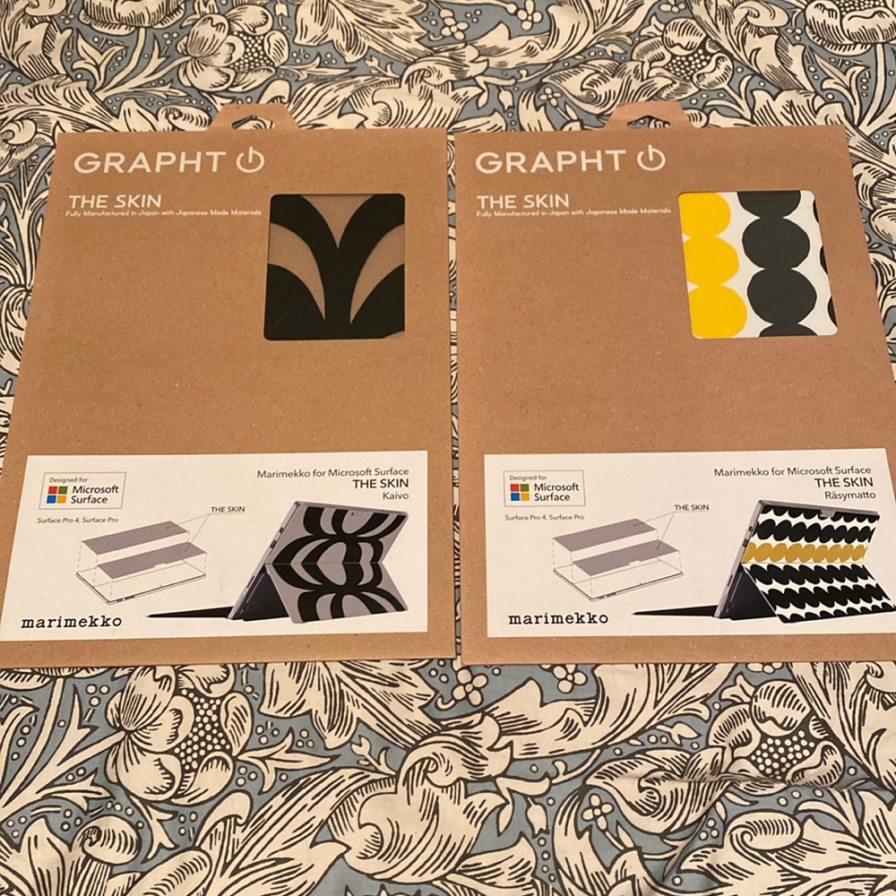 Marimekko for Microsoft Surface decals - set of 2 in kaivo & räsymatto